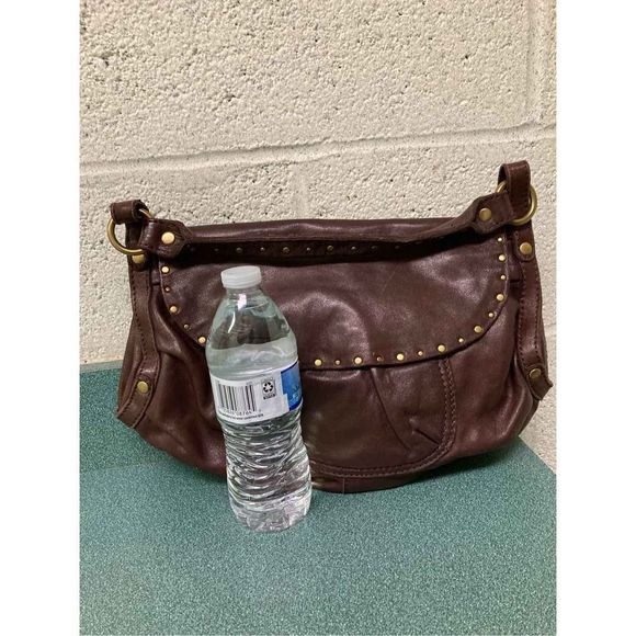 Lucky Brand Leather Lamb Skin Brown Bag Purse - Picture 13 of 17